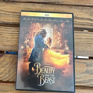 Disney Beauty and the Beast DVD with Golden and Blue Hues